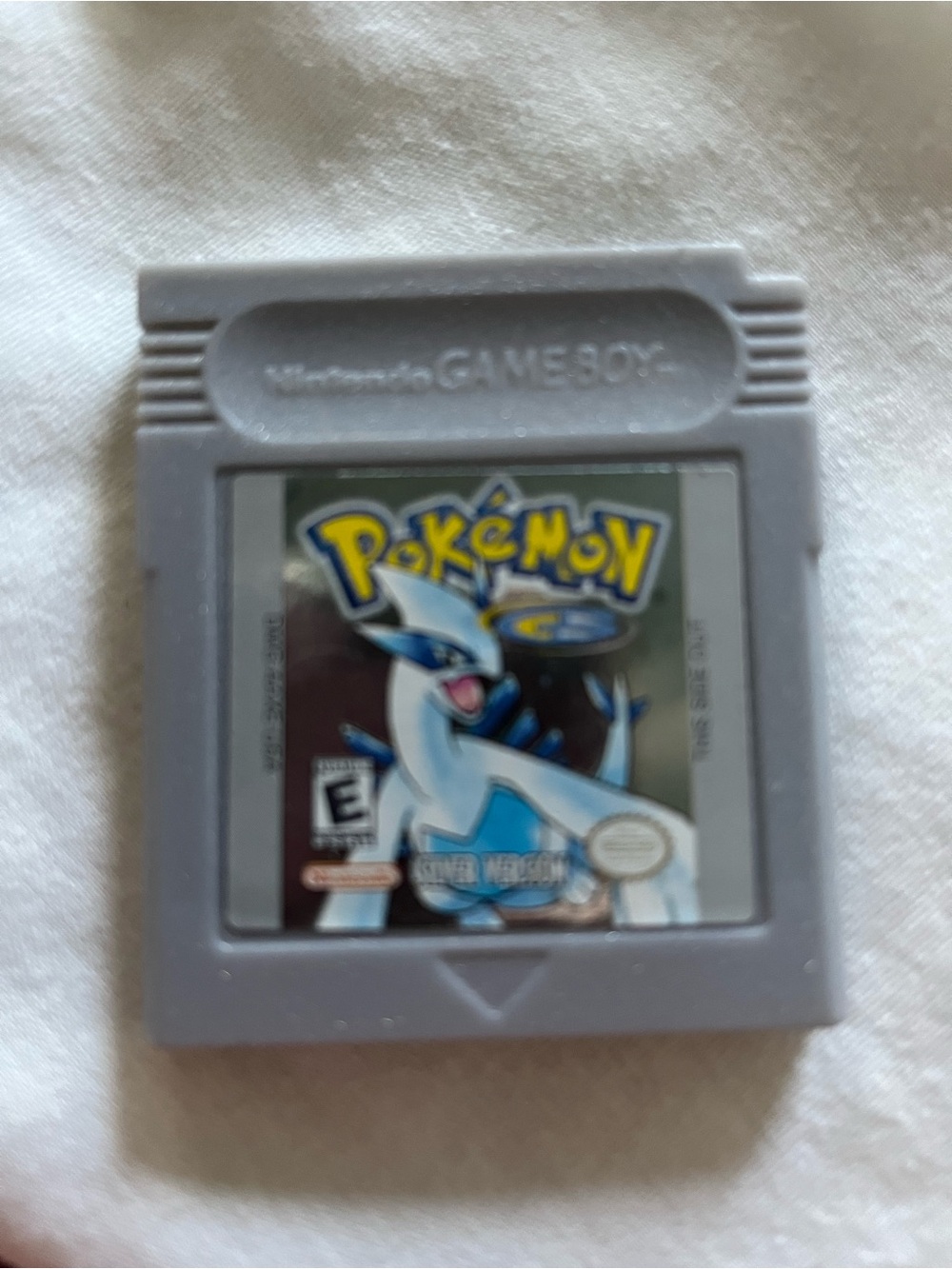Nintendo Game Boy Pokémon Silver Cartridge - Gray